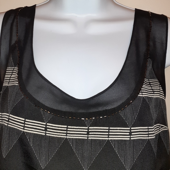 👚Mexx Black & White Blouse 🇨🇦 L - Picture 3 of 7